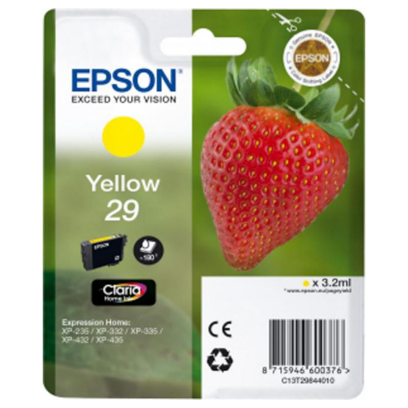 Cartucho de Tinta Epson C13T29844022 Amarillo