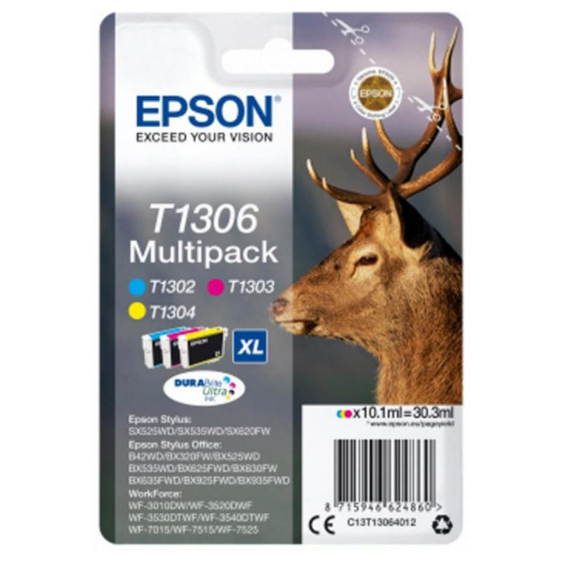 Cartucho de Tinta Epson T1306 Color 3/u