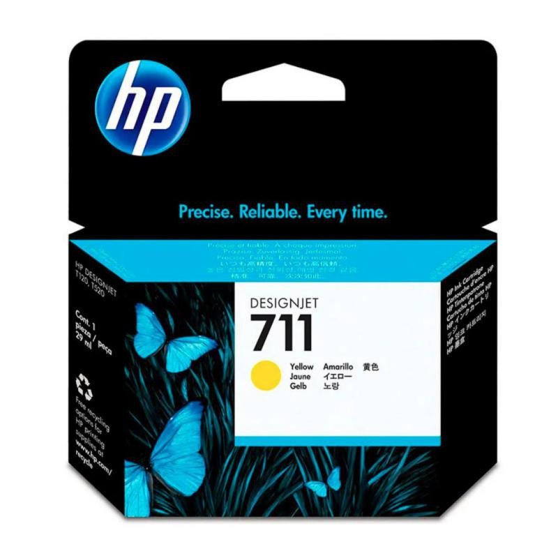 CARTUCHO INK-JET HP 711 CZ132A AMARILLO