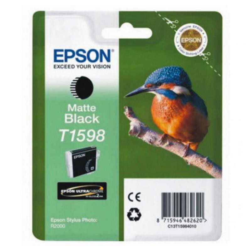 Cartucho de Tinta Epson T1598 Negro Mate