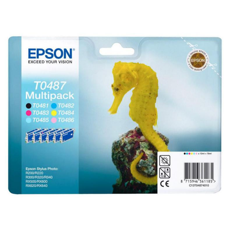 Cartucho de Tinta Epson T0487 Color 6/u