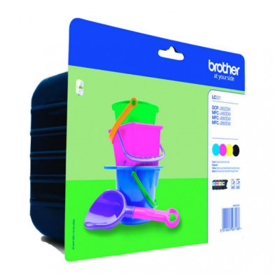 Cartucho de Tinta Brother LC221 Color 4/u