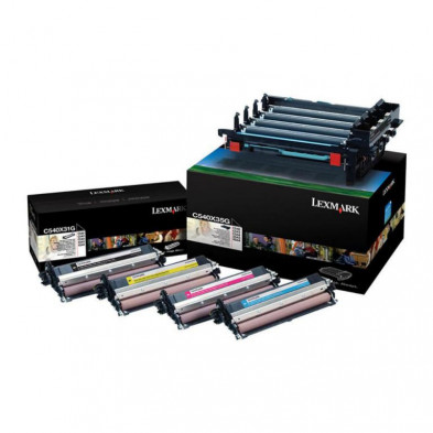 Kit Imagen Lexmark 0C540X74G Negro y Color 2/u