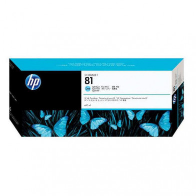 Cartucho de Tinta HP 81XL C4934A Cian Claro