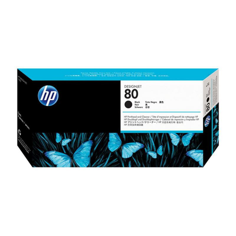 Cabezal de ImpresiÃ³n HP 80 C4820A Negro