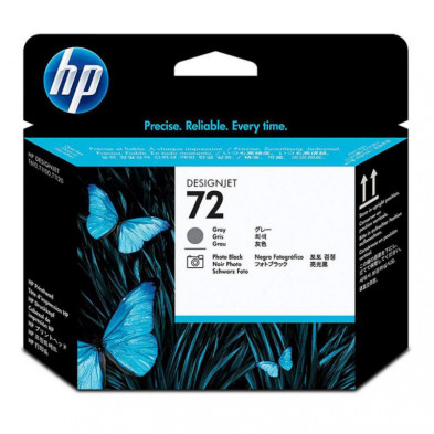 Cabezal de ImpresiÃ³n HP 72 C9380A Gris/Negro