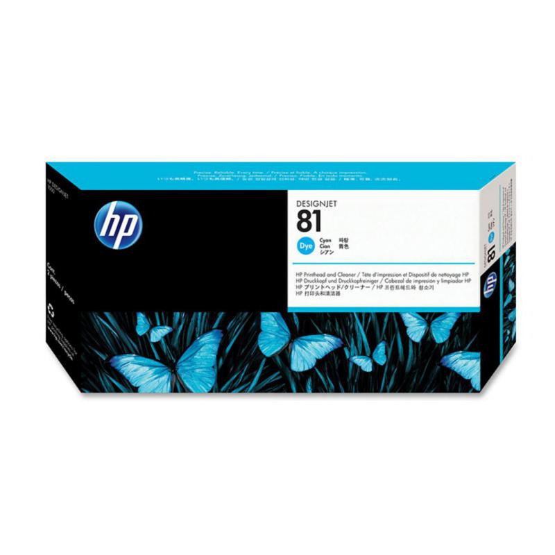 Cabezal Limpiador HP 81 C4950A Cian