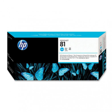 Cabezal Limpiador HP 81 C4950A Cian