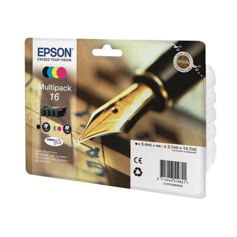 CARTUCHO INK-JET EPSON C13T16364012 COLOR PACK 4 UNIDADES