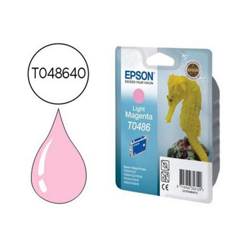 Cartucho de Tinta Epson C13T0486401 Magenta Claro