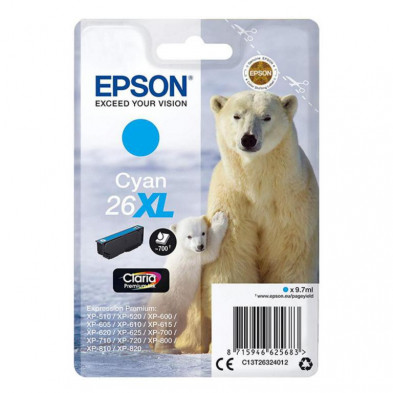 Cartucho de Tinta Epson C13T26324012 Cian