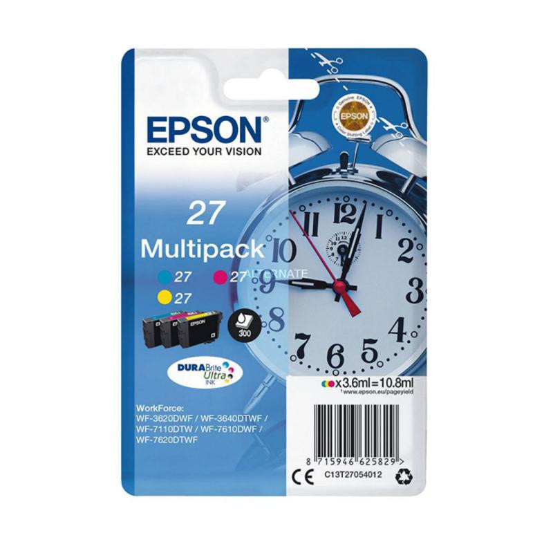 Cartucho de Tinta Epson C13T27054012 Color 3/u