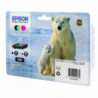 Cartucho de Tinta Epson C13T26164010 Negro y Color 4/u