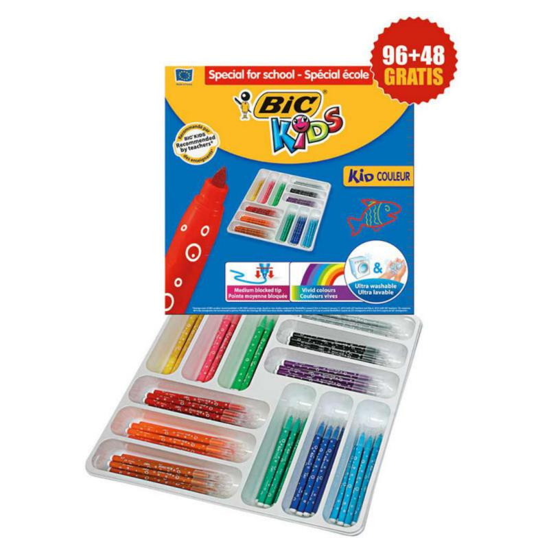 Rotuladores Bic Kids Couleur 12 Colores x 12 ud.