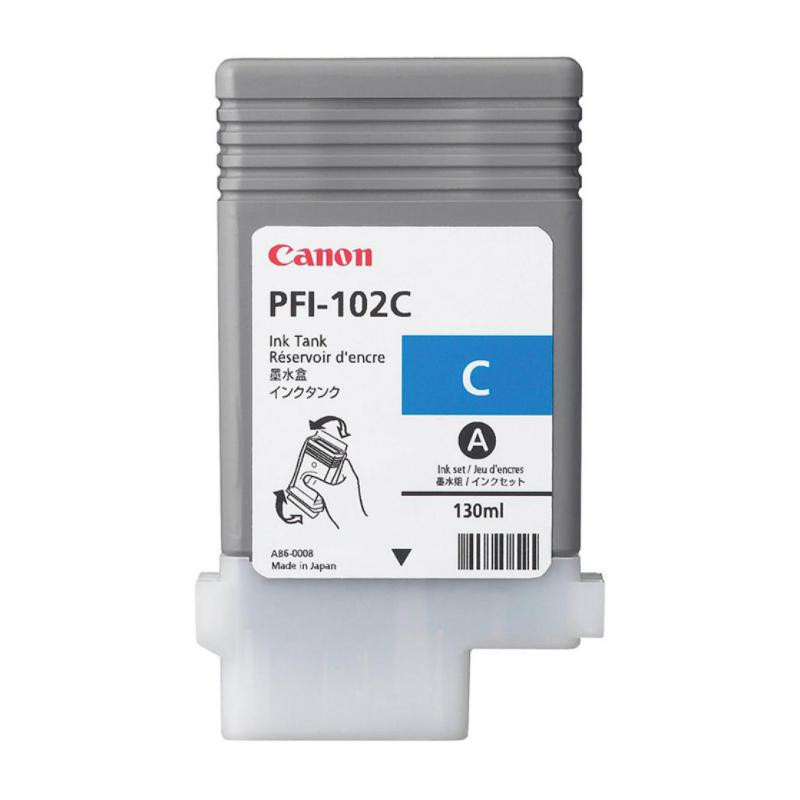 Cartucho de Tinta Canon PFI-102C 0896B001AA Cian