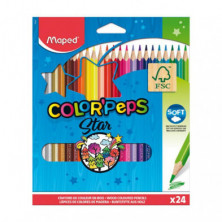 LÃ¡pices de colores Maped Color Peps 24 colores