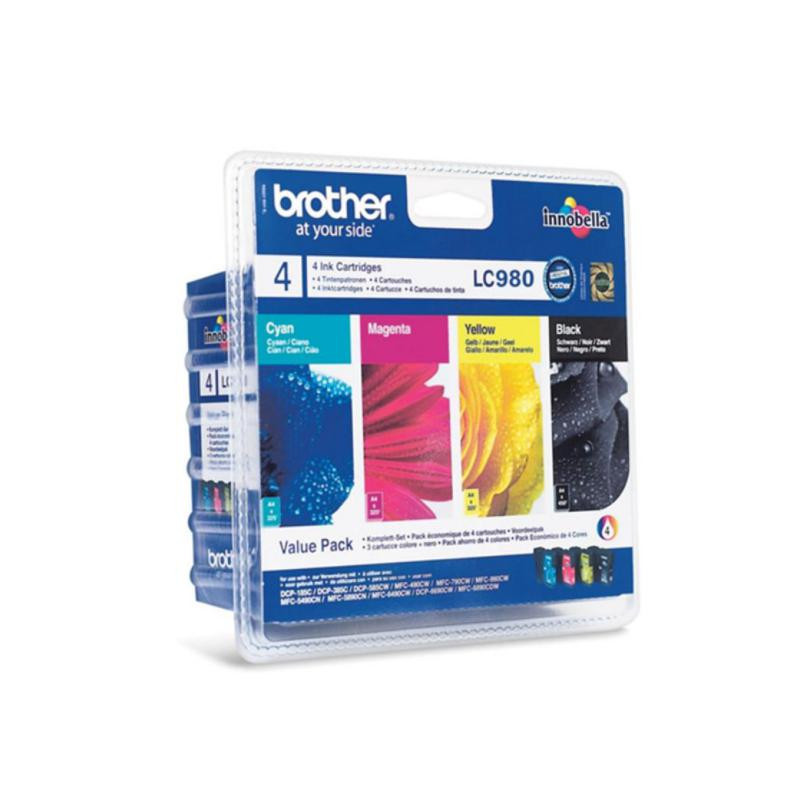 Cartucho de Tinta Brother LC980 Color 4/u