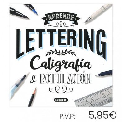 Libro Susaeta Lettering. Caligrafia