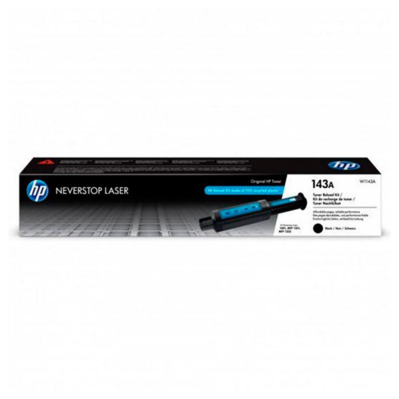 Kit Recarga TÃ³ner HP 143A W1143A Negro