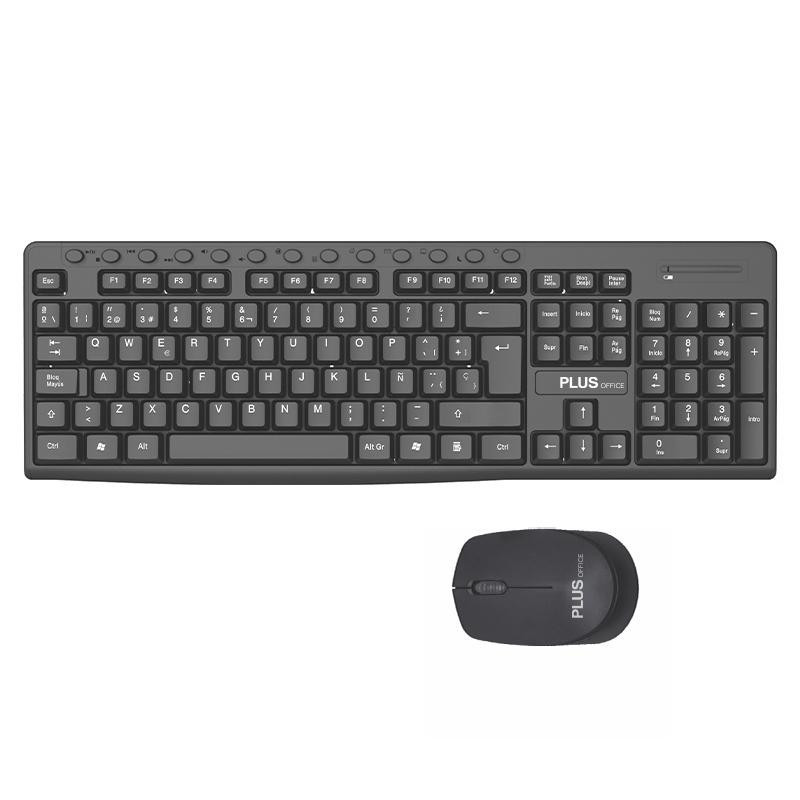 Conjunto Teclado + RatÃ³n Plus Office Wireless Combo