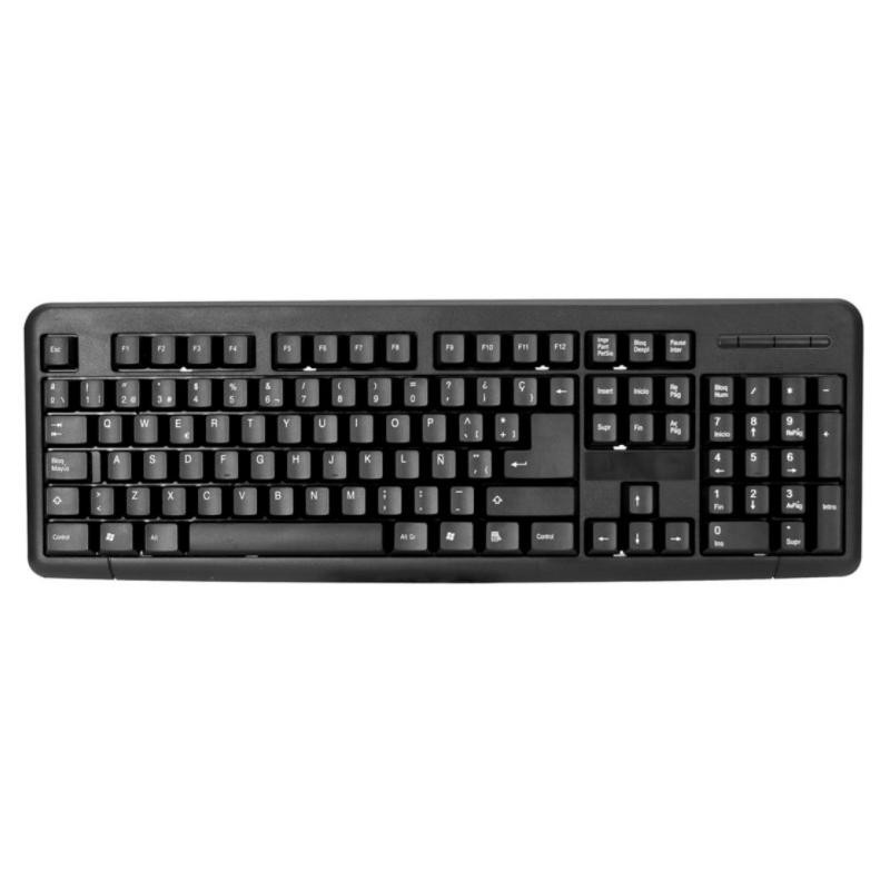 Teclado Plus Multimedia Classic Negro