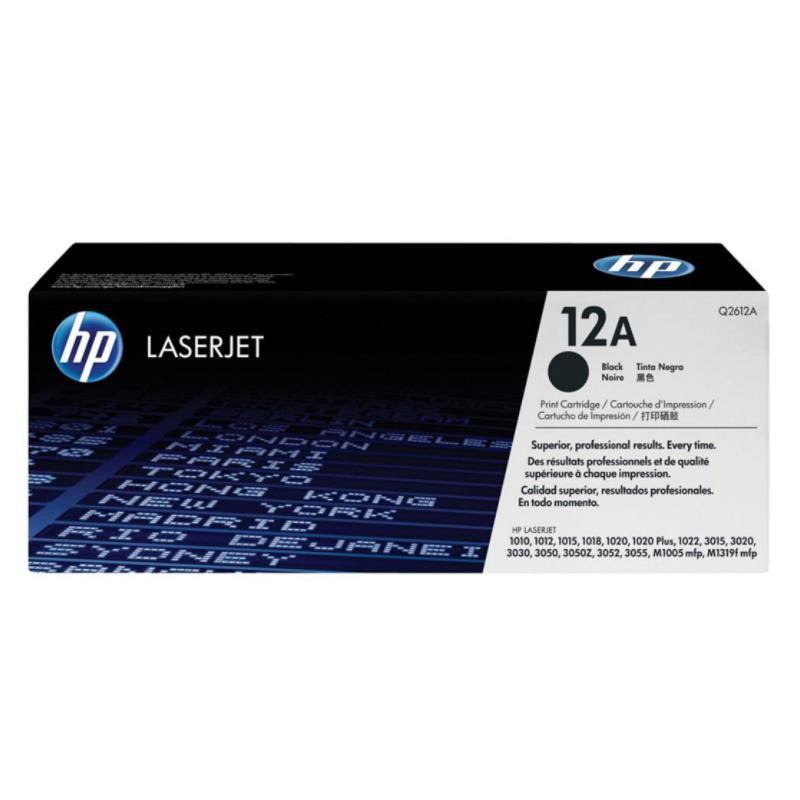 TÃ³ner LÃ¡ser HP 12A Q2612AD Negro