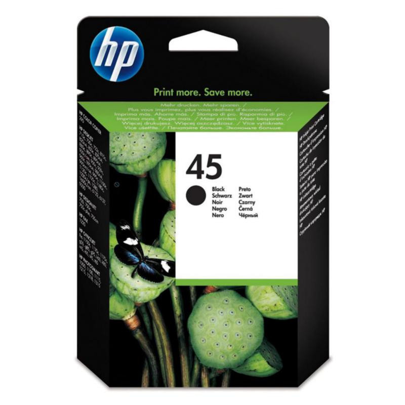 Cartucho de Tinta HP 45 51645GE Negro