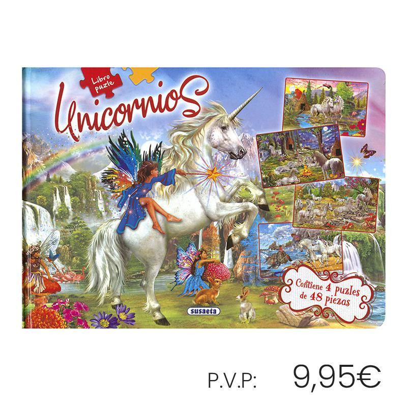 Libro Susaeta Puzle Unicornios