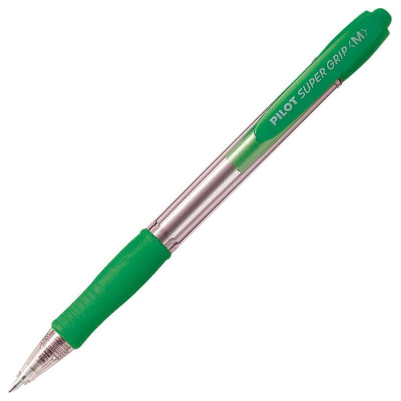 BolÃ­grafo Tinta Aceite Pilot Super Grip Verde