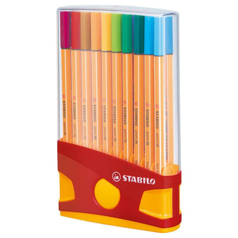 Rotulador Punta Fibra Stabilo Point-88 Color Parade Estuche /20 ud.