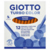 Rotulador Giotto Turbo Color 12 unid marrÃ³n claro