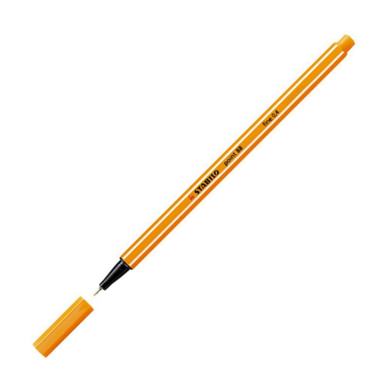 Rotulador Punta Fibra Stabilo Point-88 Naranja