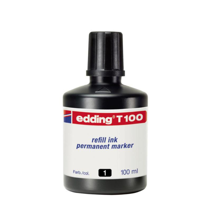 Tinta Edding T-100 100 ml. Negro