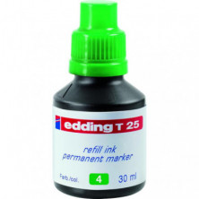 Tinta Edding T-25 25ml. Verde