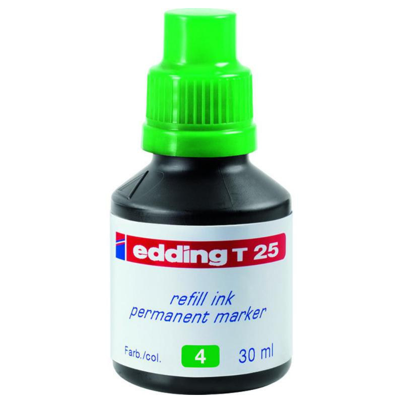 Tinta Edding T-25 25ml. Verde