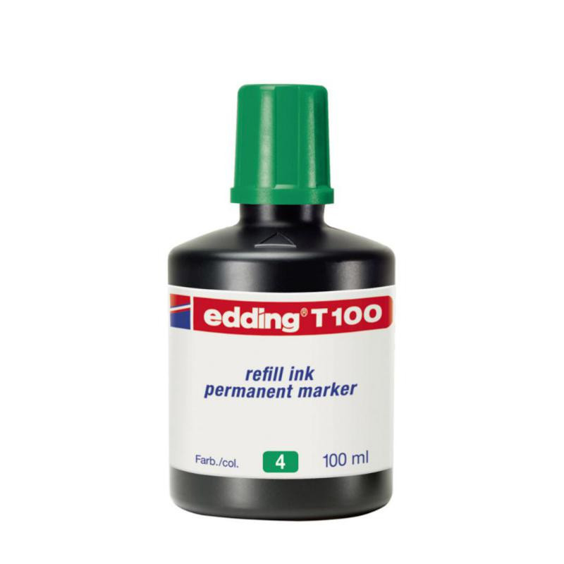 Tinta Edding T-100 100 ml. Verde