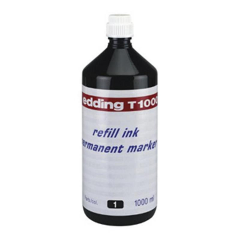 Tinta Edding T-1000 1000 ml. Negro