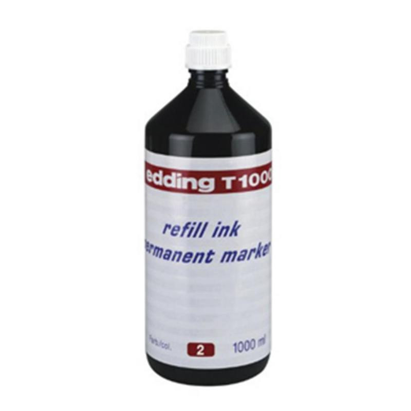 Tinta Edding T-1000 1000 ml. Rojo