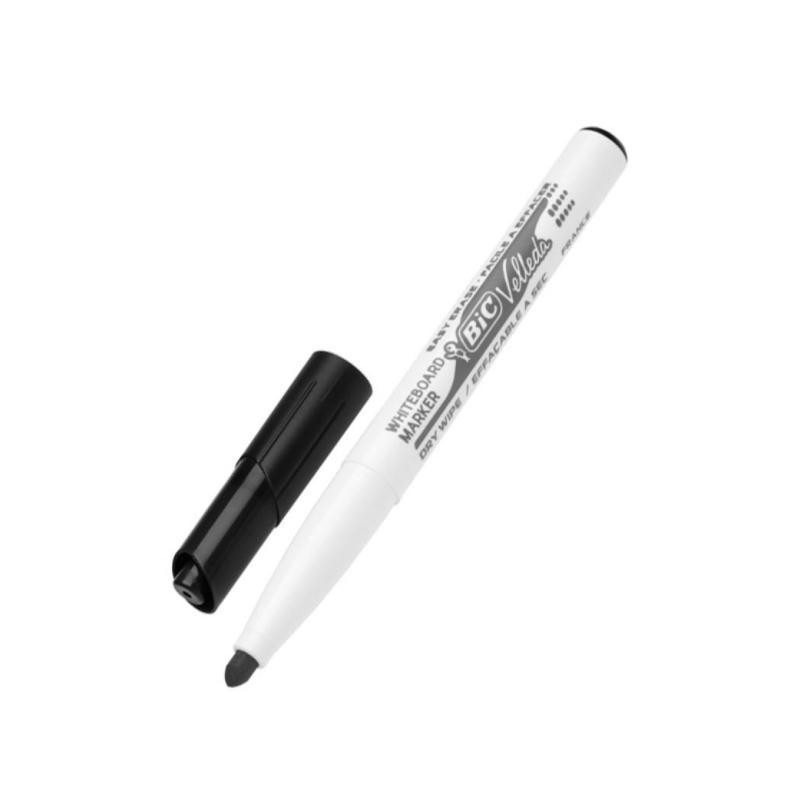 Rotulador para Pizarra Blanca Bic Velleda 1741 Negro