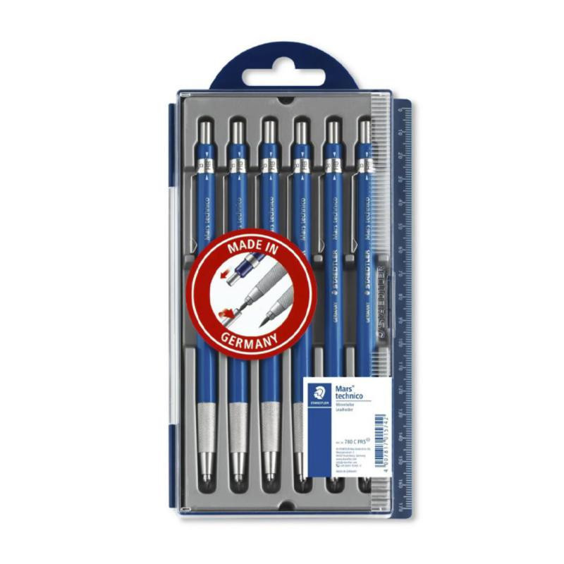 Portaminas Staedtler Mars Technic Mina 2 mm. Azul