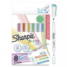 Rotuladores Sharpie Note Duo 8 Colores