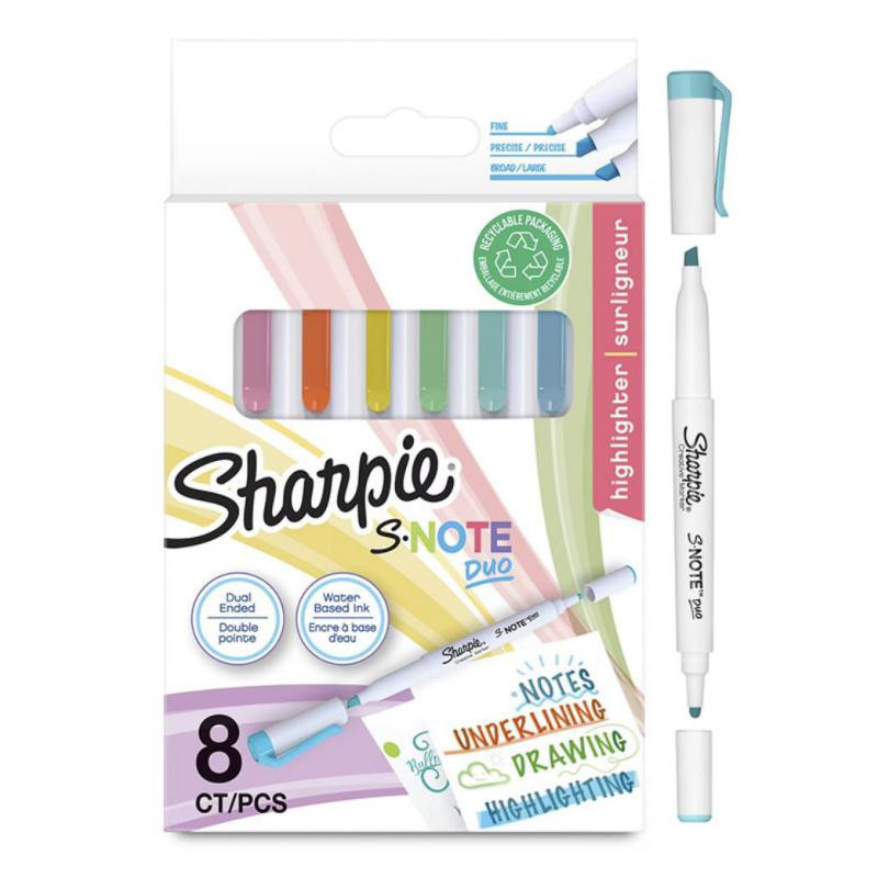 Rotuladores Sharpie Note Duo 8 Colores