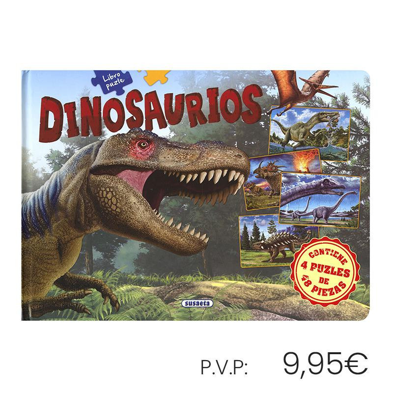 Libro Susaeta Puzle Dinosaurios