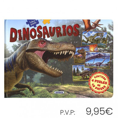 Libro Susaeta Puzle Dinosaurios