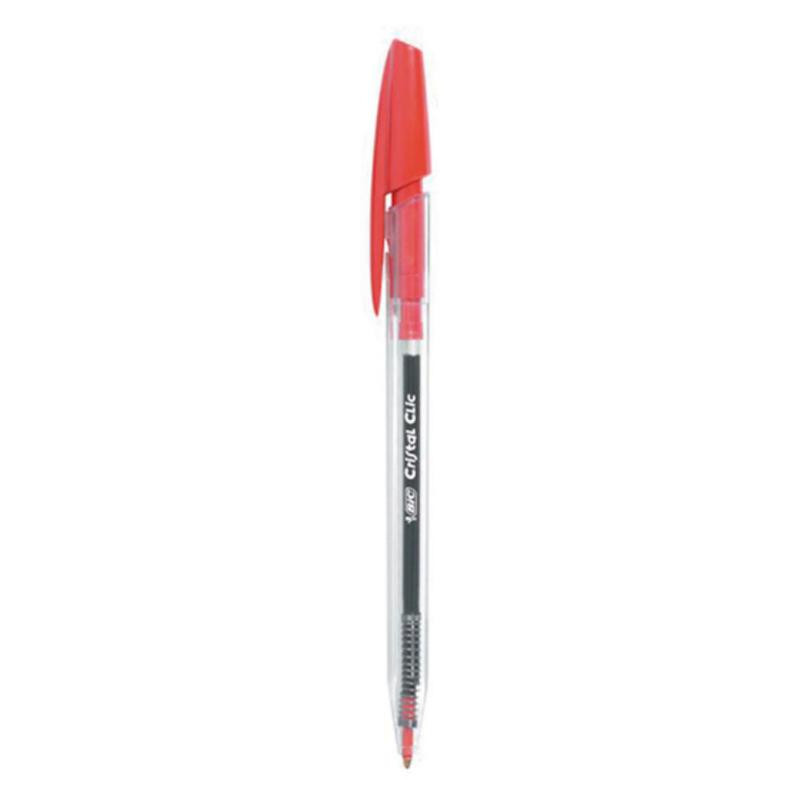 BolÃ­grafo Bic Cristal clic retrÃ¡ctil Rojo