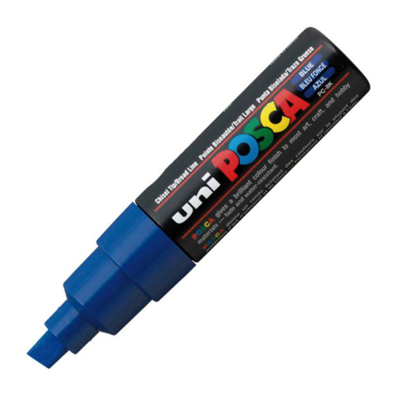 Rotulador Punta Fibra Uni Posca PC-8K Azul