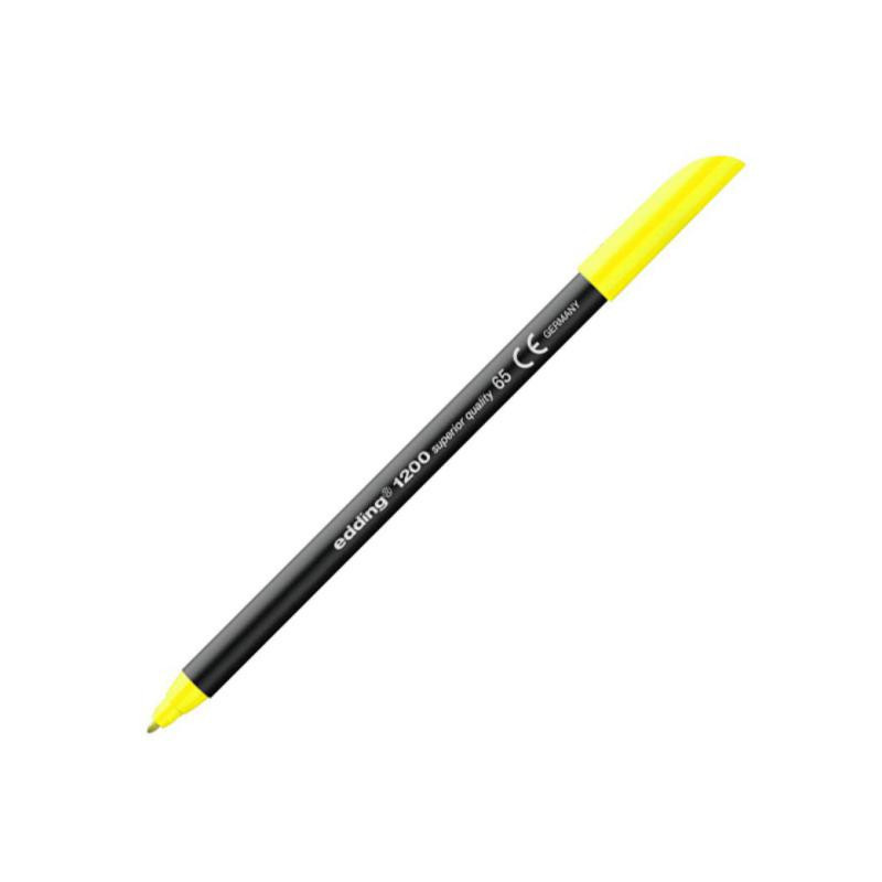 Rotulador Punta Fibra Edding 1200 Amarillo NeÃ³n