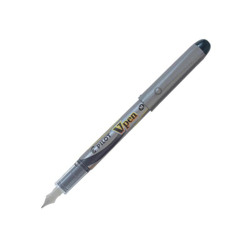 Pluma Pilot V-Pen Silver Negro