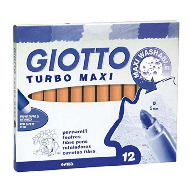 Rotulador Giotto Turbo Maxi 12 unid carner