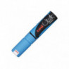 Rotulador de Tiza LÃ­quida Uni Chalk Punta Biselada 8 mm. Azul Claro